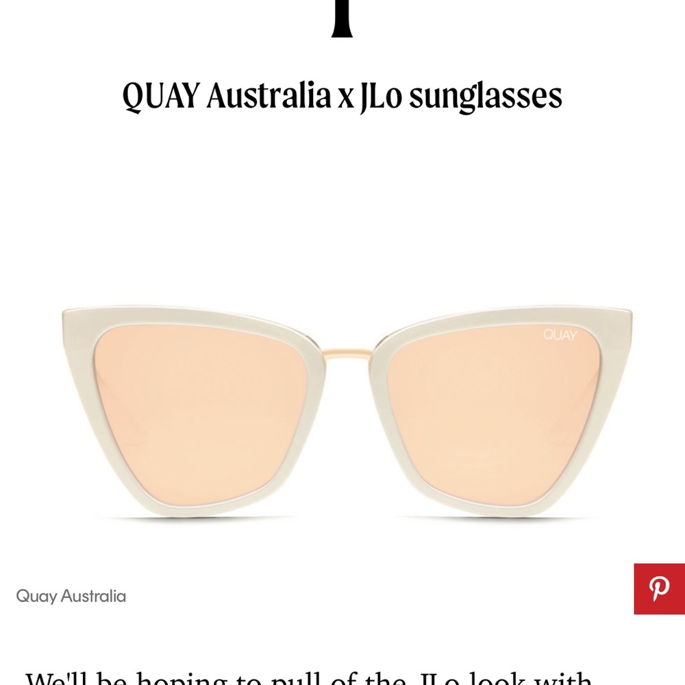 Quay Australia x JLO Reina sunglasses
